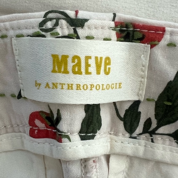 NWOT Anthropologie Maeve Icon Set | Tomato Shorts | Striped Skirt| Size 4 - Picture 14 of 14